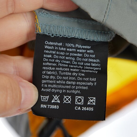 Helly Hansen Yellow Gray Tech Runny Vest Men's Large - Picture 6 of 6